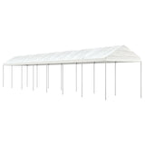 Paviljon s streho bel 15,61x2,28x2,69 m polietilen