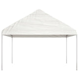 Paviljon s streho bel 6,69x4,08x3,22 m polietilen