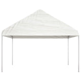 Paviljon s streho bel 8,92x4,08x3,22 m polietilen