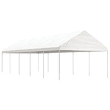 Paviljon s streho bel 11,15x4,08x3,22 m polietilen