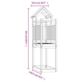 Igralni stolp 52,5x110,5x214 cm trden les douglas