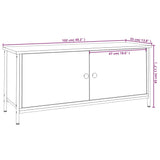 TV omarica z vrati sonoma hrast 102x35x45 cm inženirski les