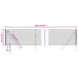 Mrežna ograja zelena 1,1x25 m