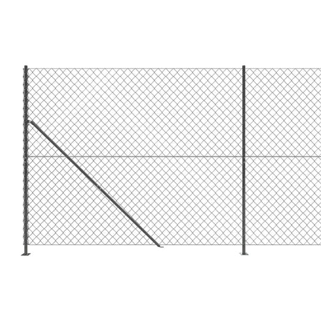 Mrežna ograja s prirobnico antracit 1,6x10 m