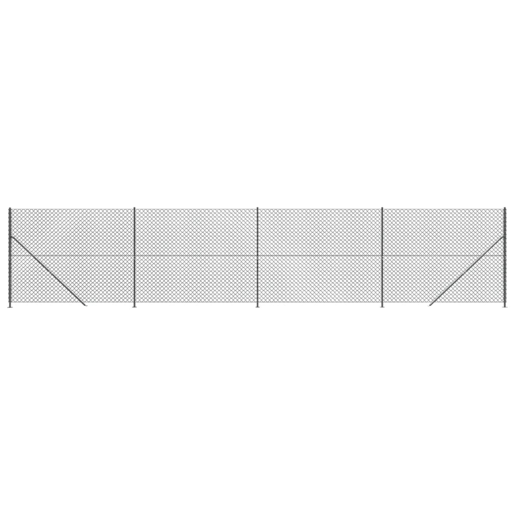 Mrežna ograja s prirobnico antracit 1,8x10 m