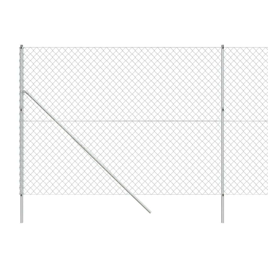 Mrežna ograja srebrna 1,4x25 m