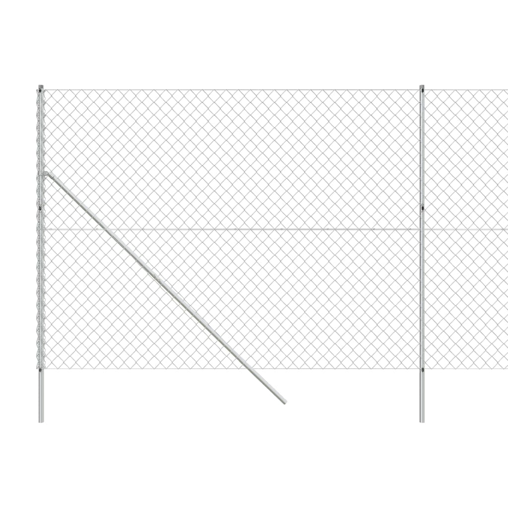 Mrežna ograja srebrna 1,6x25 m