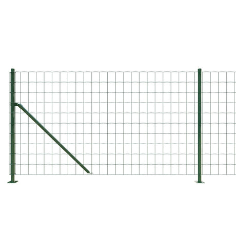 Mrežna ograja s prirobnico zelena 0,8x25 m