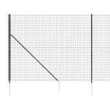 Mrežna ograja s konicami za postavitev antracit 1,8x10 m