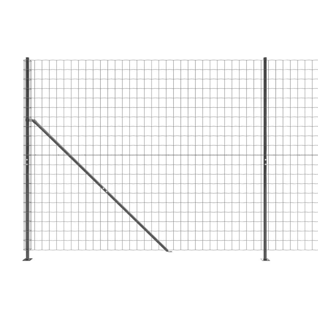 Mrežna ograja s prirobnico antracit 1,4x10 m