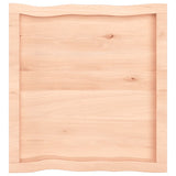 Mizna plošča 60x60x(2-6) cm neobdelana hrastovina naraven rob