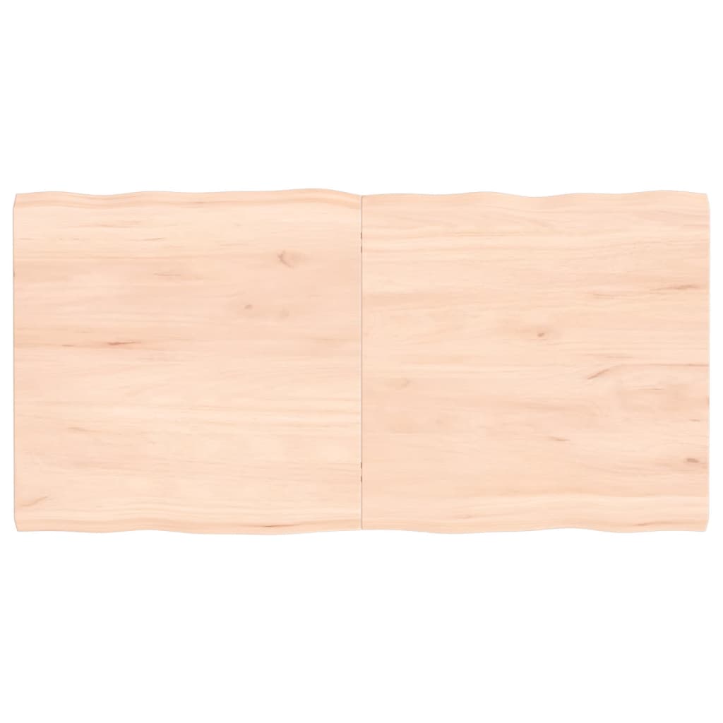 Mizna plošča 120x60x(2-4) cm neobdelana hrastovina naraven rob