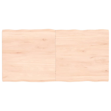 Mizna plošča 120x60x(2-4) cm neobdelana hrastovina naraven rob