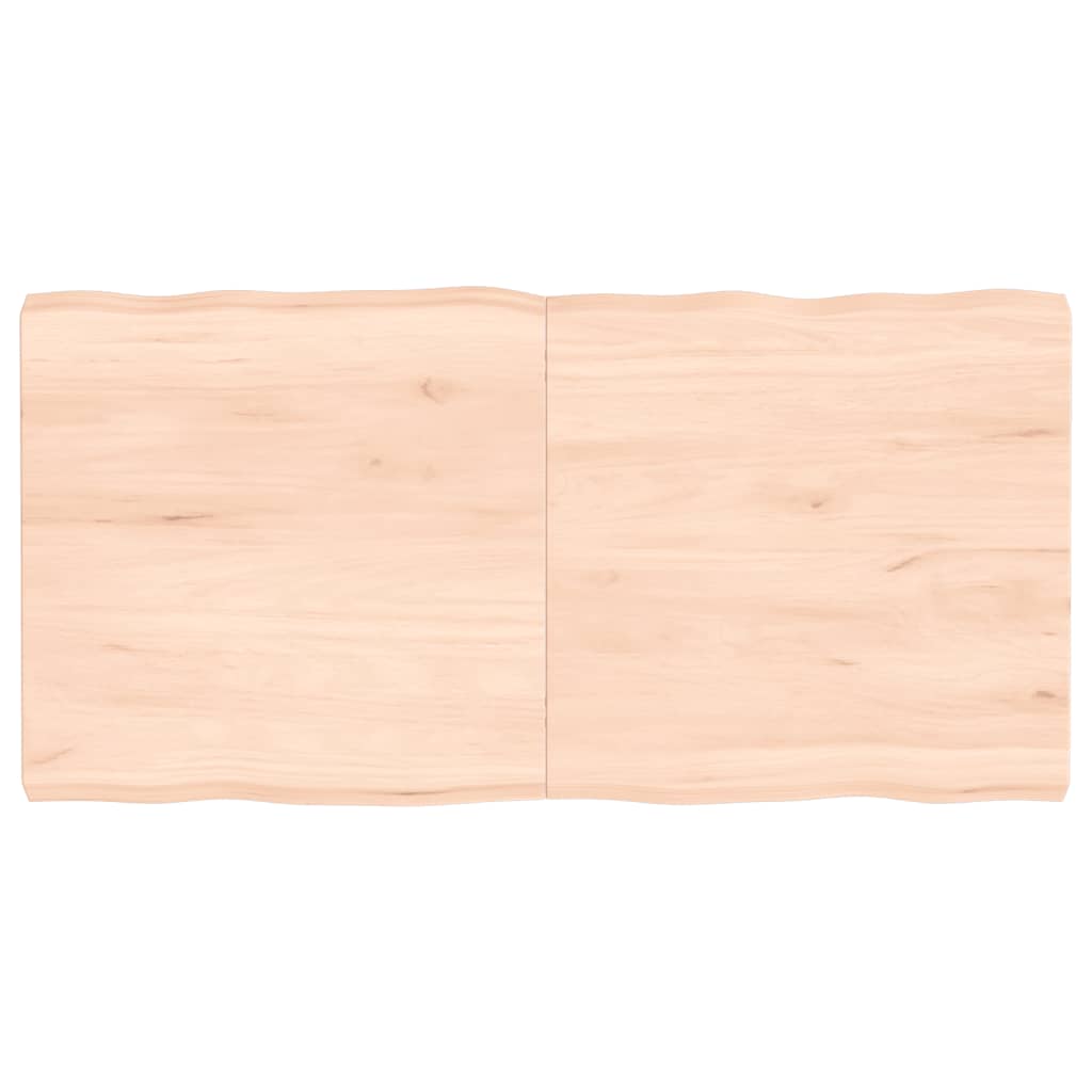 Mizna plošča 120x60x(2-6) cm neobdelana hrastovina naraven rob