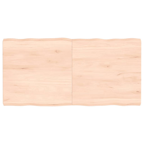 Mizna plošča 120x60x(2-6) cm neobdelana hrastovina naraven rob