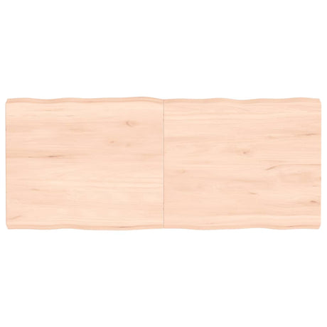 Mizna plošča 140x60x(2-6) cm neobdelana hrastovina naraven rob