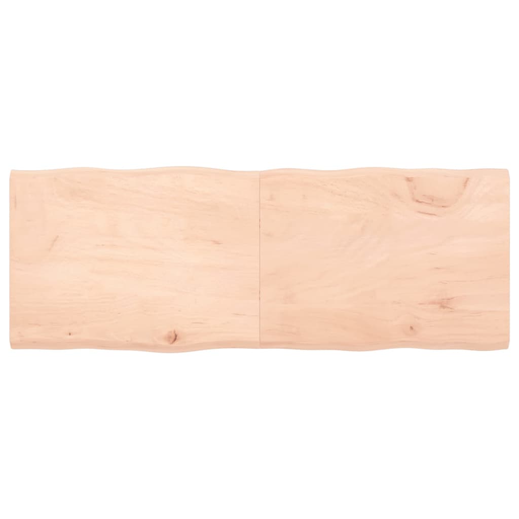 Mizna plošča 160x60x(2-4) cm neobdelana hrastovina naraven rob