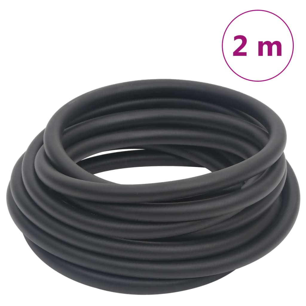 Hibridna zračna cev črna 0,6" 2 m guma in PVC