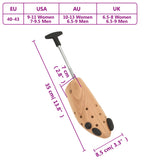 Raztegovalnik za čevlje EU 40-43 trdna bukovina