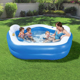 Bestway Family Fun Bazen s sedeži 213x206x69 cm