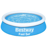 Bestway Fast Set napihljiv bazen okrogel 183x51 cm moder