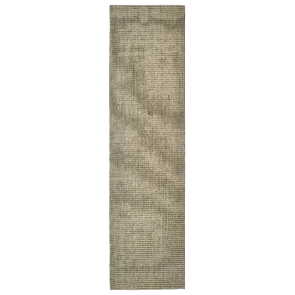 Preproga iz sisala za praskalnik taupe 66x250 cm