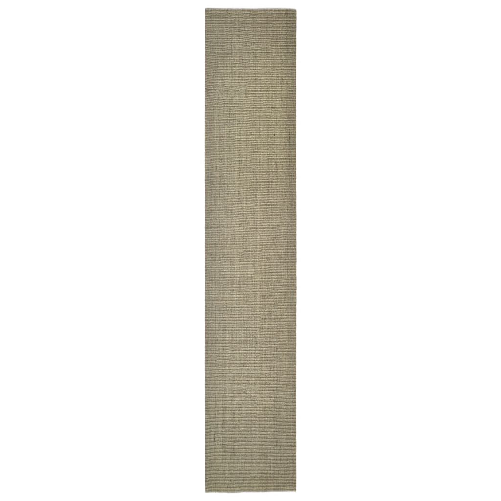 Preproga iz sisala za praskalnik taupe 66x350 cm