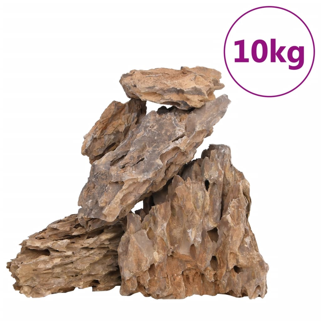 Zmajev kamen 10 kg mešane barve 10-30 cm