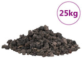 Vulkanski kamen 25 kg črn 1-2 cm