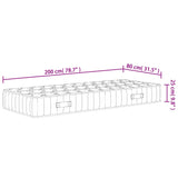 Vzmetnica z žepkastim vzmetenjem srednje trda 80x200 cm