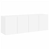 Stenske TV omarice 2 kosa bela 60x30x41 cm