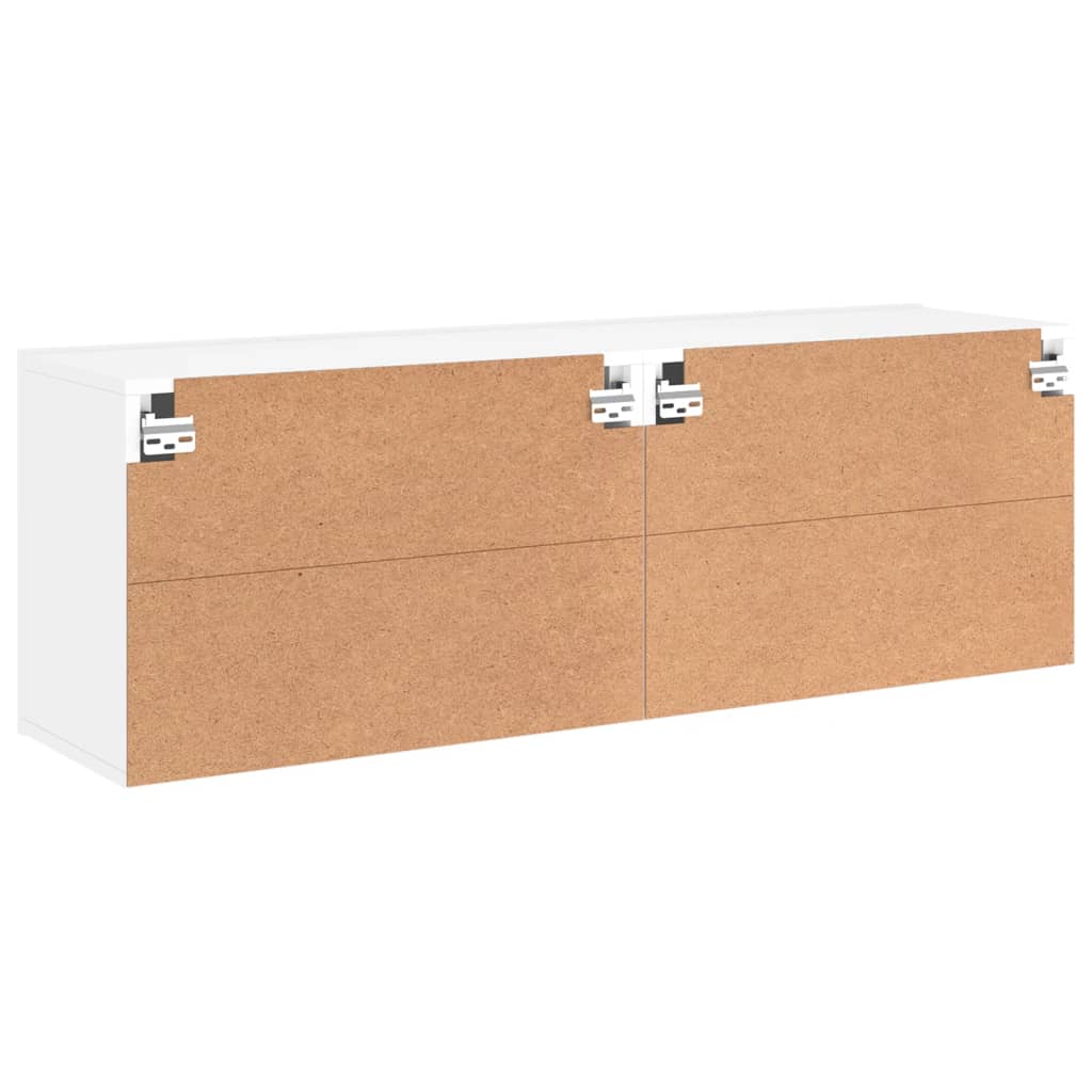 Stenske TV omarice 2 kosa bela 60x30x41 cm