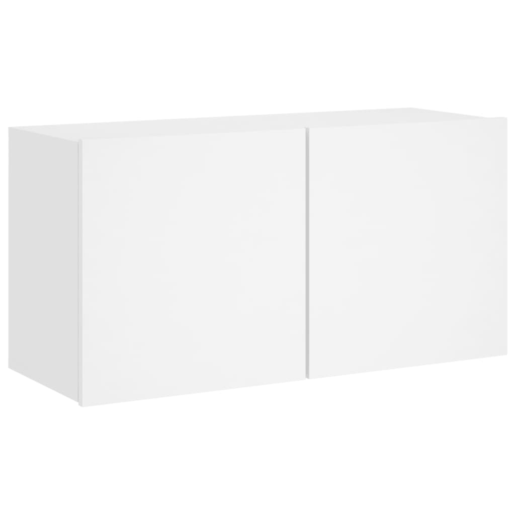 Stenska TV omarica bela 80x30x41 cm