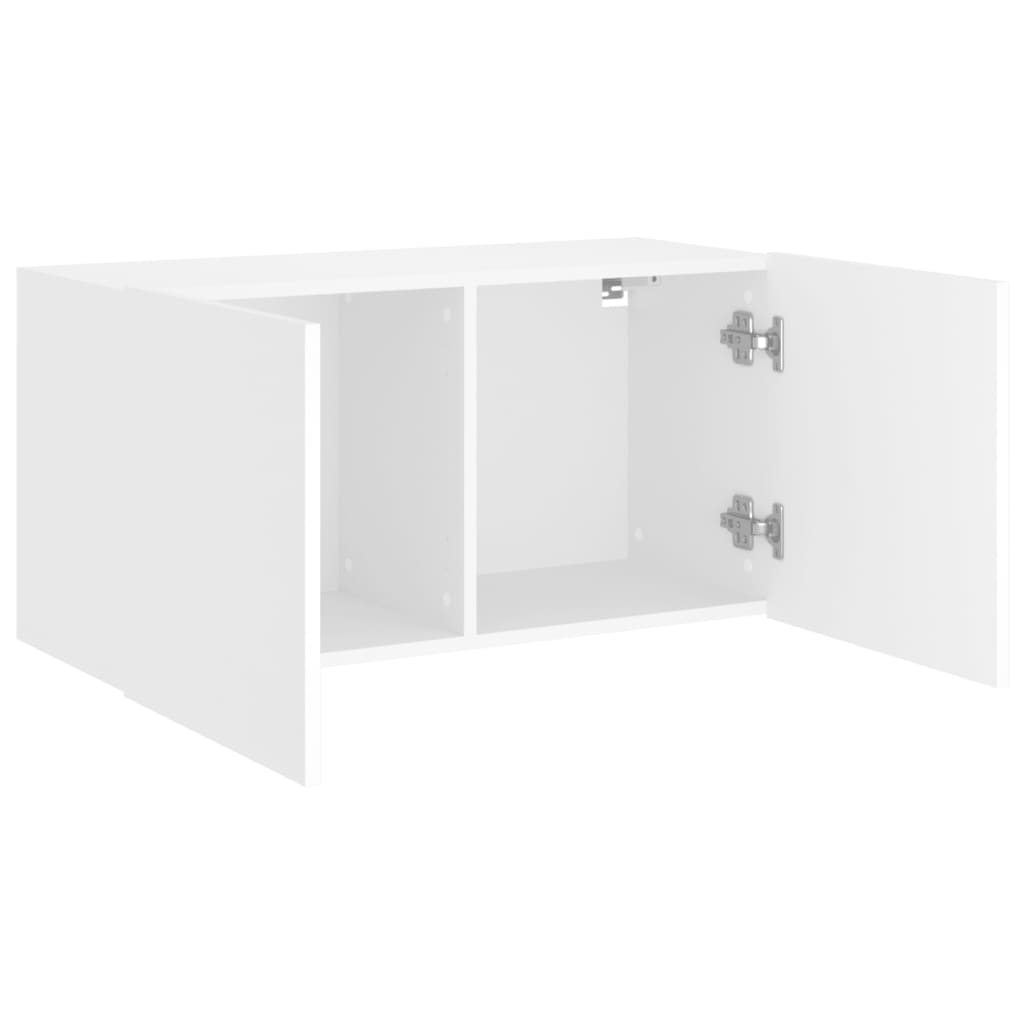 Stenska TV omarica bela 80x30x41 cm