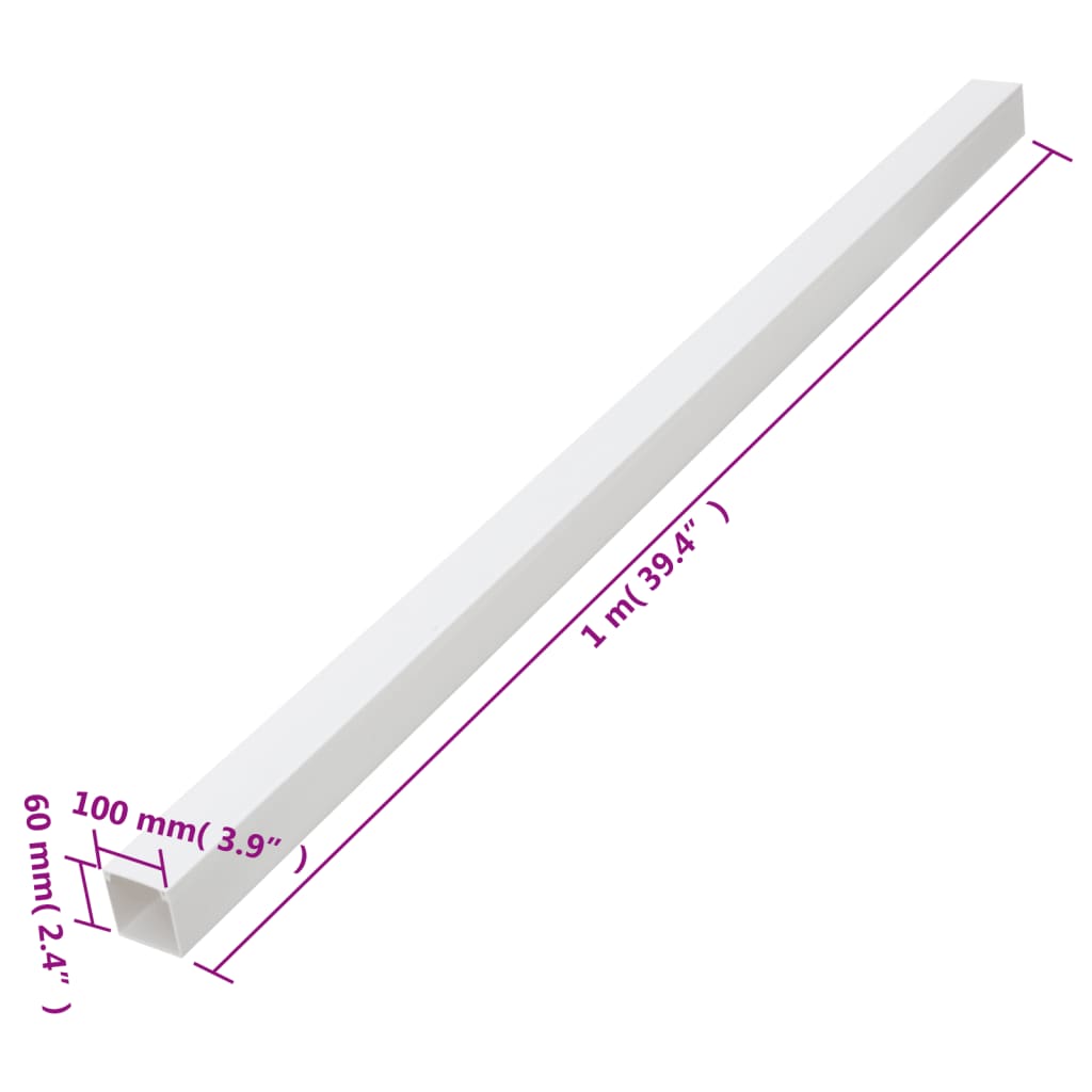 Kabelska cev 100x60 mm 10 m PVC