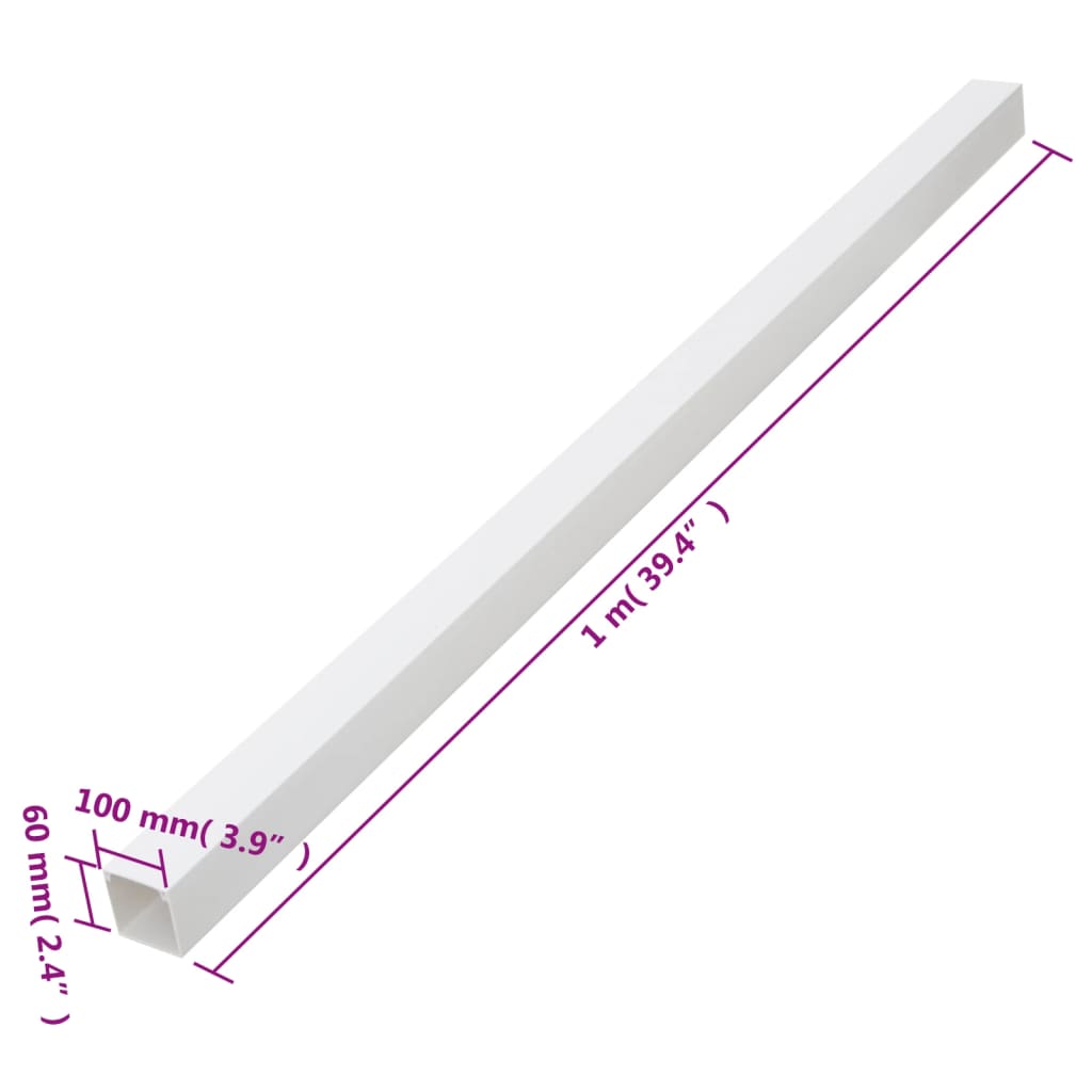 Kabelska cev 100x60 mm 30 m PVC