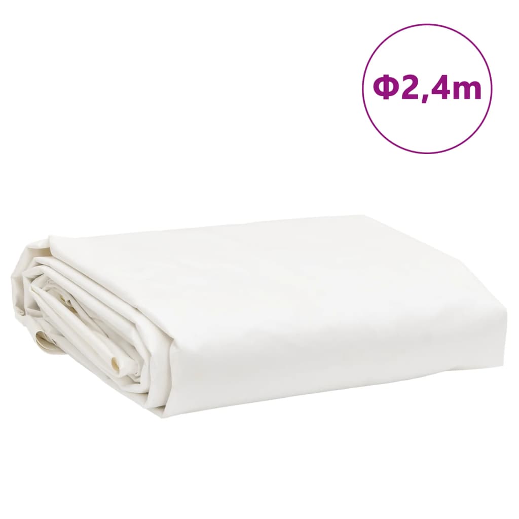 Ponjava bela Ø 2,4 m 650 g/m²