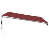 Avtomatsko zložljiva tenda z LED bordo 400x300 cm