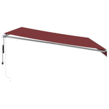 Avtomatsko zložljiva tenda z LED bordo 500x300 cm