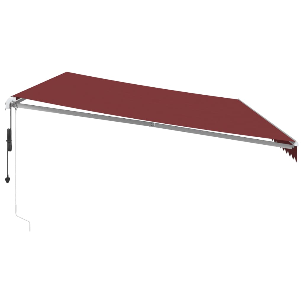 Avtomatsko zložljiva tenda z LED bordo 600x300 cm