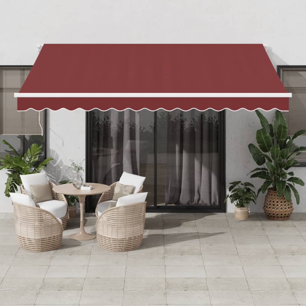 Avtomatsko zložljiva tenda LED bordo 400x350 cm