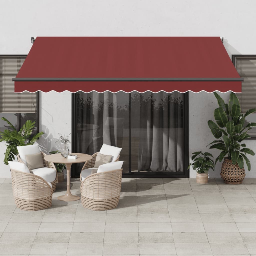 Avtomatsko zložljiva tenda LED bordo 400x350 cm