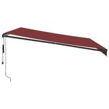 Avtomatsko zložljiva tenda LED bordo 450x350 cm