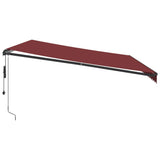 Avtomatsko zložljiva tenda LED bordo 500x350 cm