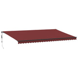 Avtomatsko zložljiva tenda LED bordo 600x350 cm