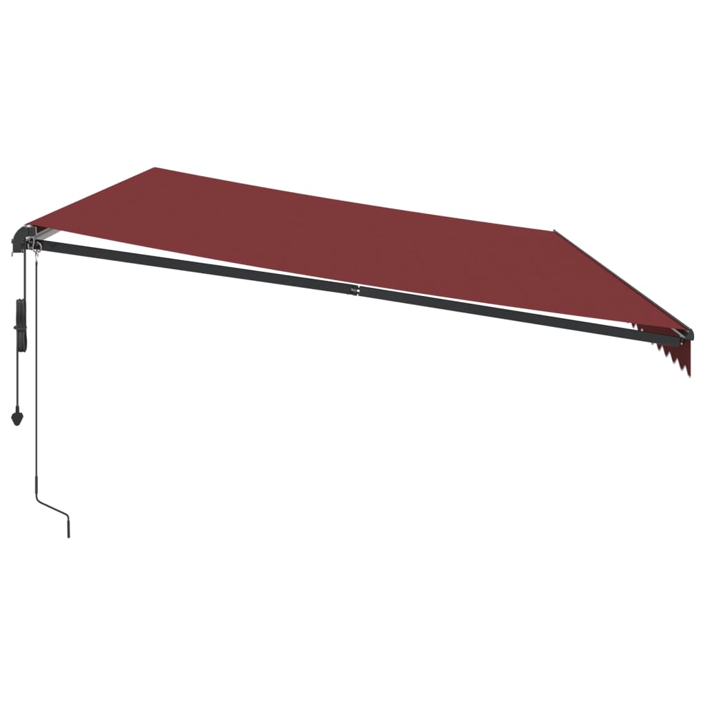 Avtomatsko zložljiva tenda LED bordo 600x350 cm