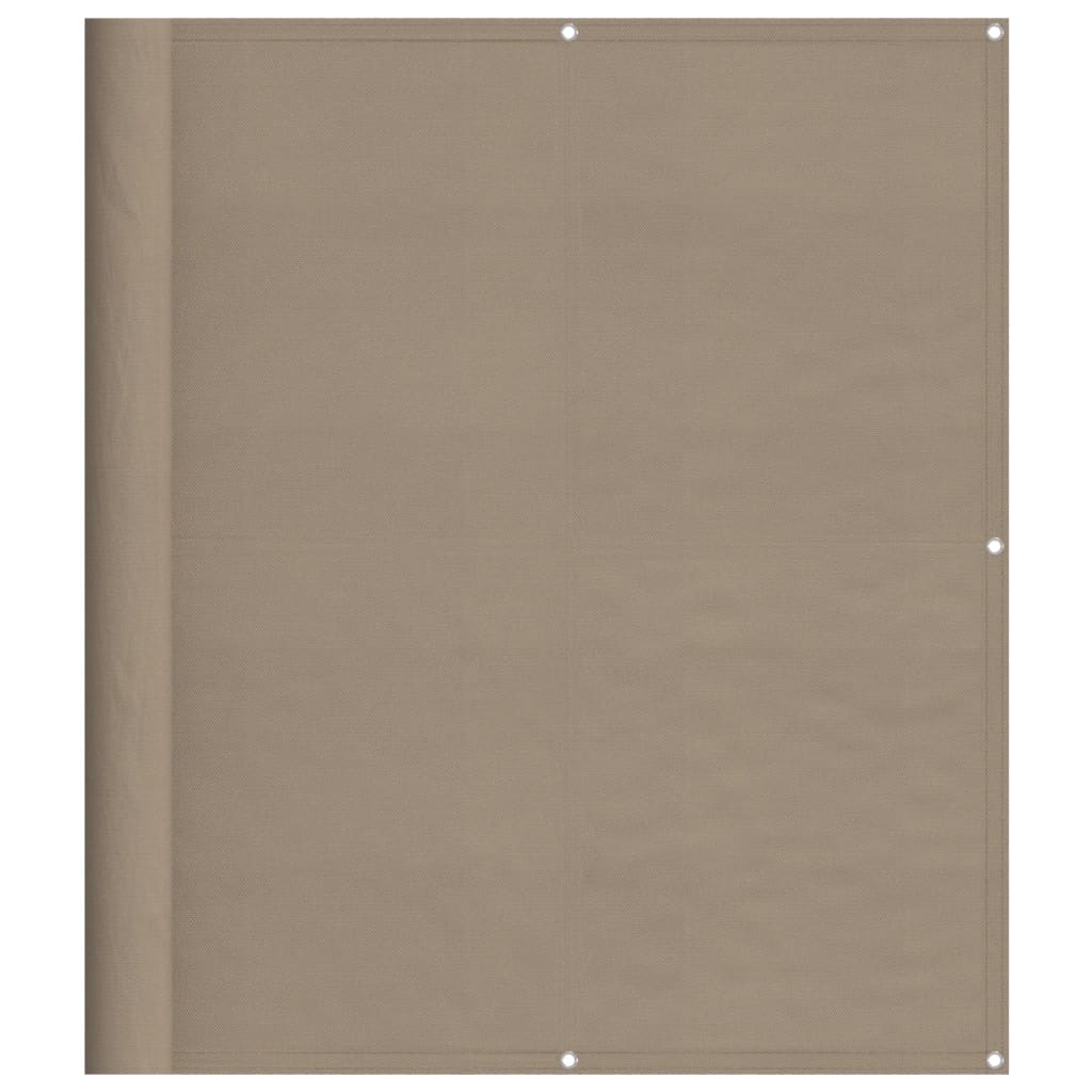 Balkonsko platno taupe 120x800 cm 100 % poliestrski oxford