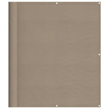 Balkonsko platno taupe 120x800 cm 100 % poliestrski oxford