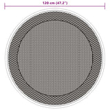 Zunanja preproga zelena Ø120 cm PP