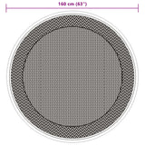 Zunanja preproga zelena Ø160 cm PP